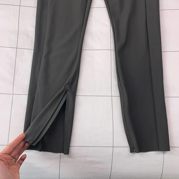 ✨[Athleta] Gray Stellar Trouser Ankle Zipper Size 4 Style 351310 - Picture 5 of 10
